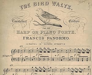 The Bird Waltz - Sheet Music for Harp or Pianoforte