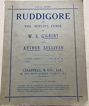 Ruddigore Or The Witch's Curse