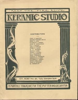 KERAMIC STUDIO (SEPTEMBER 1911) VOL. XIII. NO.5 A Monthly Magazine for the Potter and Decorator