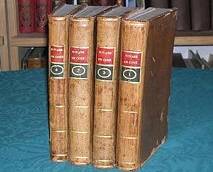 Voyage en Pologne, Russie, Suède, Dannemarc (Danemark), Norvège, etc. 4 volumes.