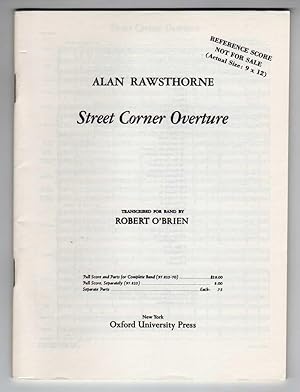Street Corner Overture (transcribed for Band) [MINIATURE EXAMINATION/PERUSAL SCORE]