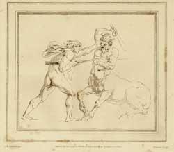 Hercules Fighting A Centaur. #39.