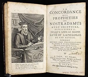 La concordance des prophéties de Nostradamus avec l'histoire depuis Henri II jusqu'à Louis le Gra...