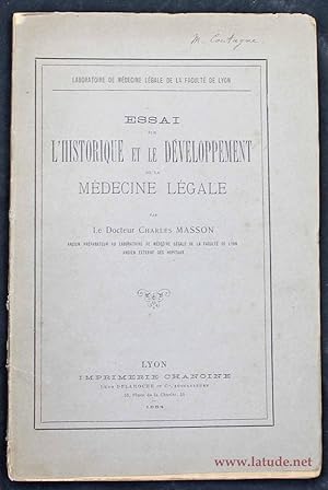 Essai sur l'historique et le développement de la médecine légale