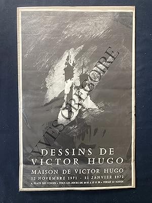 AFFICHE-DESSINS DE VICTOR HUGO