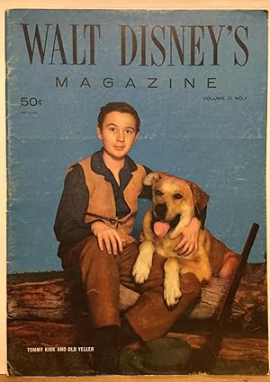 Walt Disney's Magazine: Volume III Number 1 (Tommy Kirk and Old Yeller Cover) December 1957