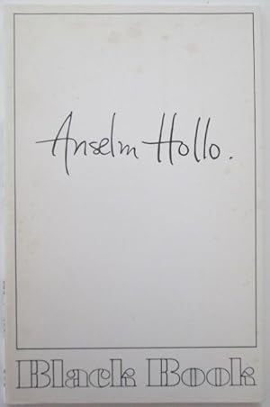 Anselm Hollo. Black Book No. 1. Winter 1975