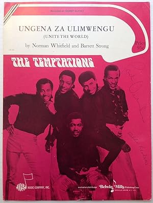 Signed Sheet Music -- "Ungena Za Ulimwengu (Unite the World)"