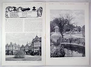 Original Issue of Country Life Magazine Dated September 1st 1900, with a Main Feature on Corsham ...