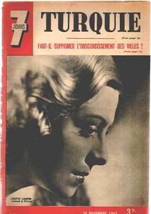 Revue 7 jours/ 29 novembre 1942 / phto de couverture lisette lavin