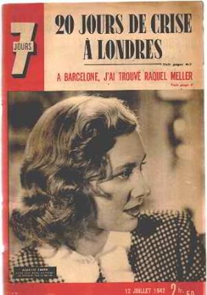 Revue 7 jours / 12 juillet 1942 / photo de couverture juliette faber
