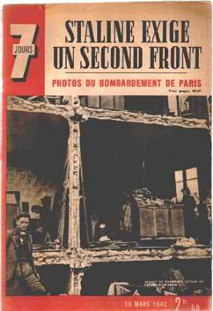 Revue 7 jours /15 mars 1942 / photos du bombardement de paris