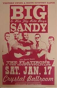 BIG SANDY & HIS FLY-RITE BOYS. Plus Special Guests, The Flatirons & The Countrypolitans [poster]:...