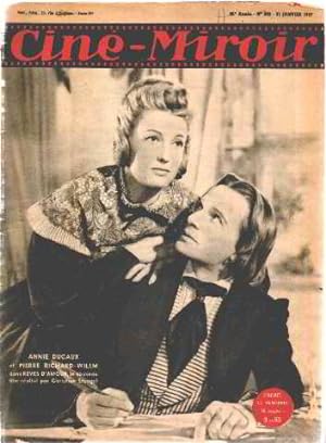 Cine miroir n° 823 / 31 janvier 1947 / photo de couverture annie ducaux