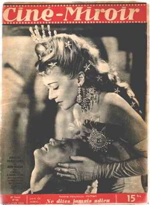 Cine miroir n° 895 / 15 juin 1948 / photo de couverture edwige feuillere et jean marais
