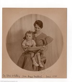 Fine and attractive photograph by The Misses Selby, New York, (Anne, 1906-2001, pioneering Americ...