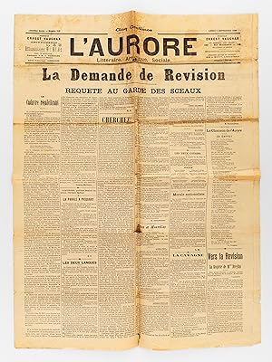 L'Aurore littéraire, artistique, sociale. Numéro 322 - Lundi 5 septembre 1898 : La Demande de Rév...