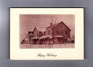 New York State Assemblyman Mike Bragman Christmas Card, 1991, with 1920 photograph Of Weller Fami...