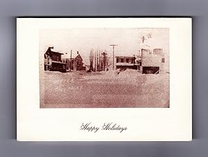 New York State Assemblyman Mike Bragman Christmas Card, 1992, with 1938 photograph of Cicero, NY ...
