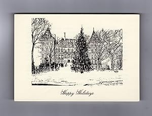 New York State Assemblyman Mike Bragman Christmas Card, 1994, with depiction of the New York Stat...