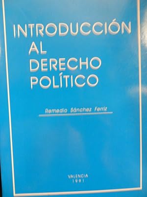 INTRODUCCIÓN AL DERECHO POLÍTICO