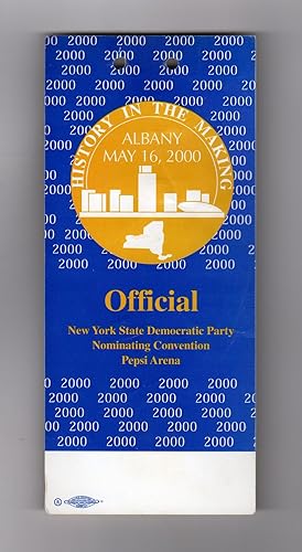 New York State Democratic Party Nominationg Convention Delegate Pass, year 2000 / Political Ephemera
