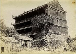 Zhenhai Tower or "Five Storey Pagoda", Canton, China. Albumen photograph