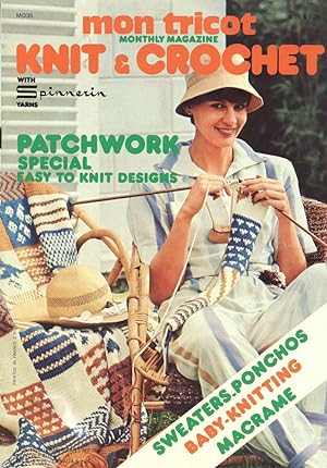 MON TRICOT KNIT & CROCHET : Patchwork Special : MD35; August 1976