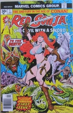 Red Sonja: Fire and Fury in the Age of Conan! --#1 January 1977 (comic)