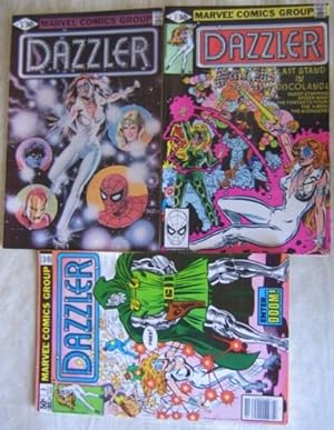 Dazzler, #1 March 1981, #2 April 1981, #3 May 1981 --the 1st Three (3) Issues of "Dazzler", in mi...