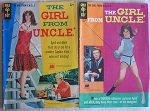 The Girl from U.N.C.L.E. #3 June 1967 & #4 August 1967 -two comic books featuring Stephanie Powers