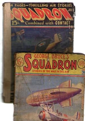 Squadron : Stories Of The War In The Air : April Vol. 2 No. 4. & Night Attack! Vol. 1 July No. 1 ...