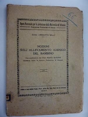 "Opera Nazionale per la protezione della Maternità ed Infanzia, Federazione provinciale di Salern...