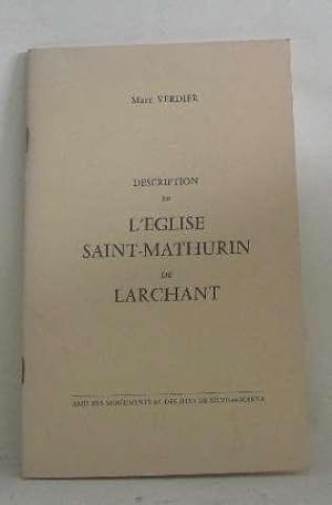 Description de l'église saint-mathurin de larchant
