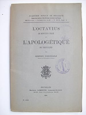 L'Octavius de Minucius Felix et l'Apologétique de Tertullien.