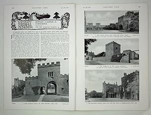 Original Issue of Country Life Magazine Dated August 13th 1932, with a Main Feature on Ripley Cas...