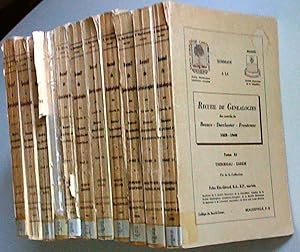Recueil de généalogies des comtés de Beauce, Dorchester, Frontenac 1625-1946 (11 volumes)