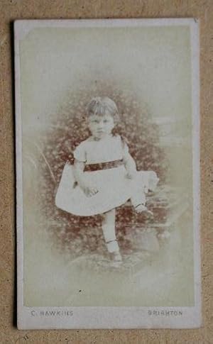 Carte De Visite Photograph: Portrait of a Young Child.