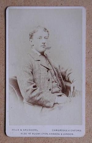 Carte De Visite Photograph: Portrait of a Young Man.