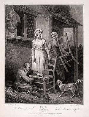 Cries of London, Plate 10, Old Chairs to Mend