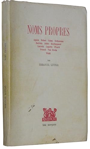 Noms Propres (Proper Names).