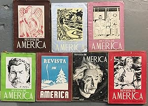 Revista de America Publicacion mensual de Tiempo. Bogota (& volumes Issues 8, 19, 22, 27, 28, 59,...