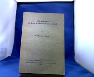 Untersuchungen zu Senecas dramatischer Technik. Dissertation.