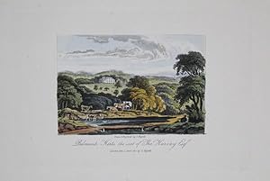 A Single Original Miniature Antique Hand Coloured Aquatint Engraving By J Hassell Illustrating Be...