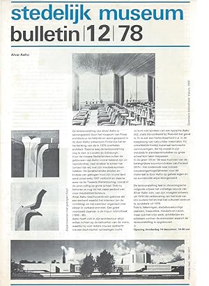 Stedelijk Museum Bulletin 12/78