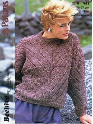 Cropped quartered sweater