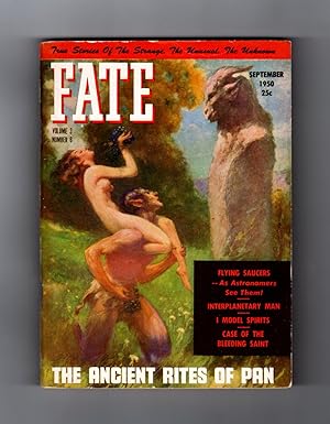 Fate Magazine - True Stories of the Strange and The Unknown. September, 1950. Hypnotism, Possesse...