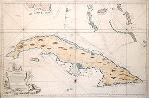 Carte rÈduite de L 'Isle de Cuba.