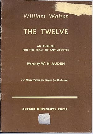 THE TWELVE. AN ANTHEM FOR THE FEAST OF ANY APOSTLE