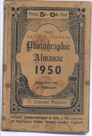 THE BRITISH JOURNAL PHOTOGRAPHIC ALMANAC and Photographer's Daily Companion : 1950